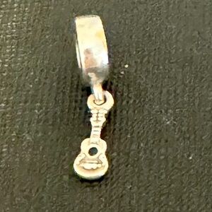 Pandora Silver Guitar Charm Retired